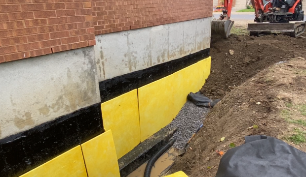 Foundation Waterproofing - Backfill to finish the work.